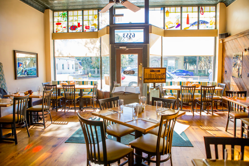 Inside of Lulu Birds Kitchen Restaurant Gloucester Main Street.png